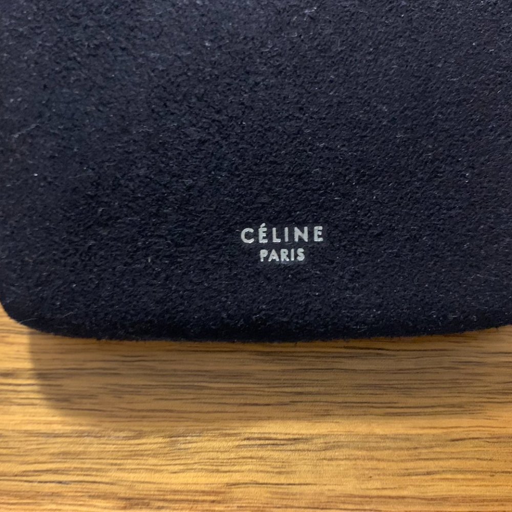 Celine Black Oversized Shield Sunglasses - Picture 4 of 12